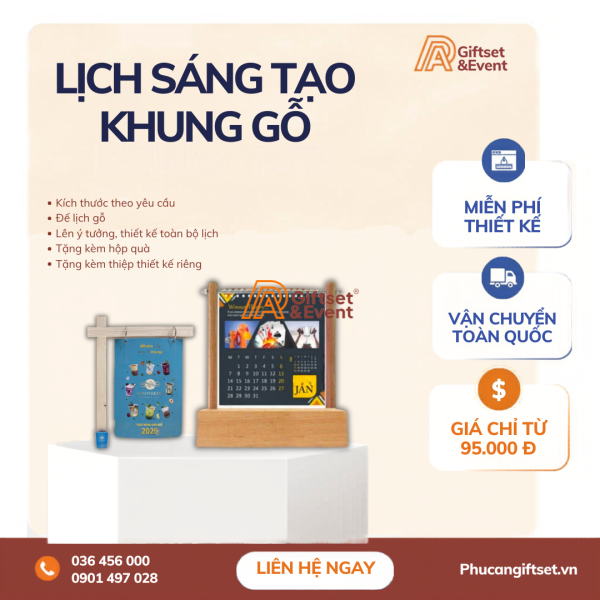Lịch Sáng Tạo Khung Gỗ