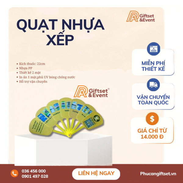 Quạt nhựa xếp
